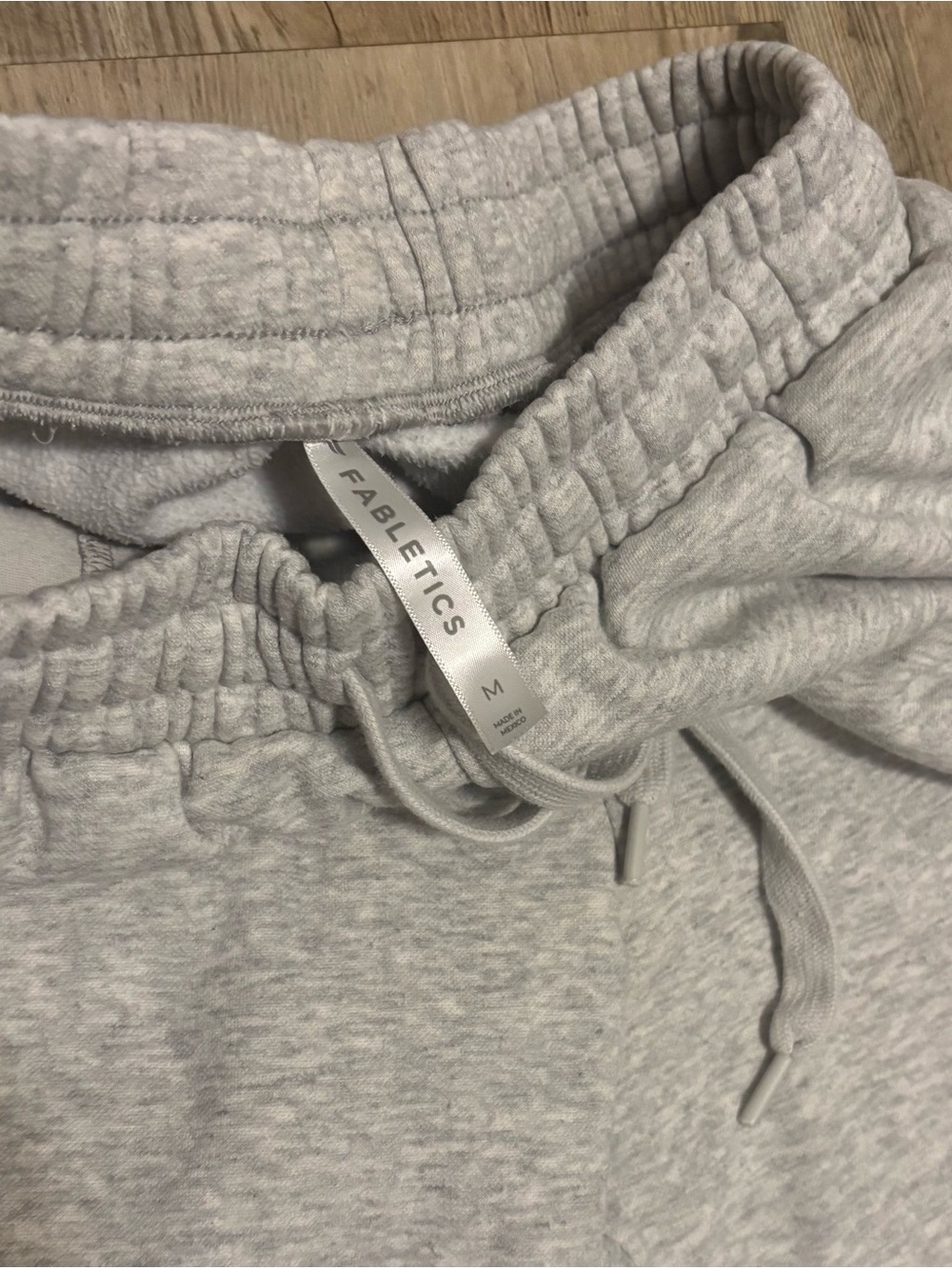 Fabletics Kids Light Heather Gray Drawstring Sweatpants